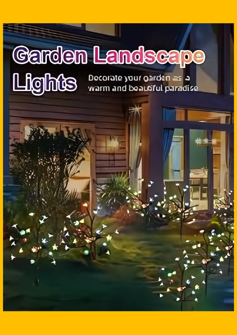 Guirlande solaire fleurs LED